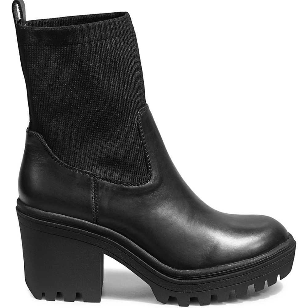 Design lab boots, leather black